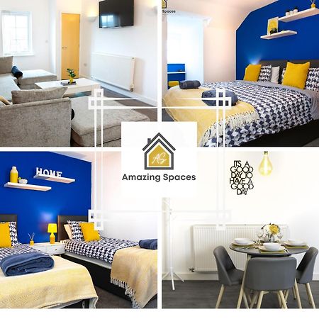 Large Unique 2 Bedroom Duplex Apartment With Private Parking & Free Wifi - Vat Qualifying By Amazing Spaces Relocations Ltd Warrington Eksteriør billede