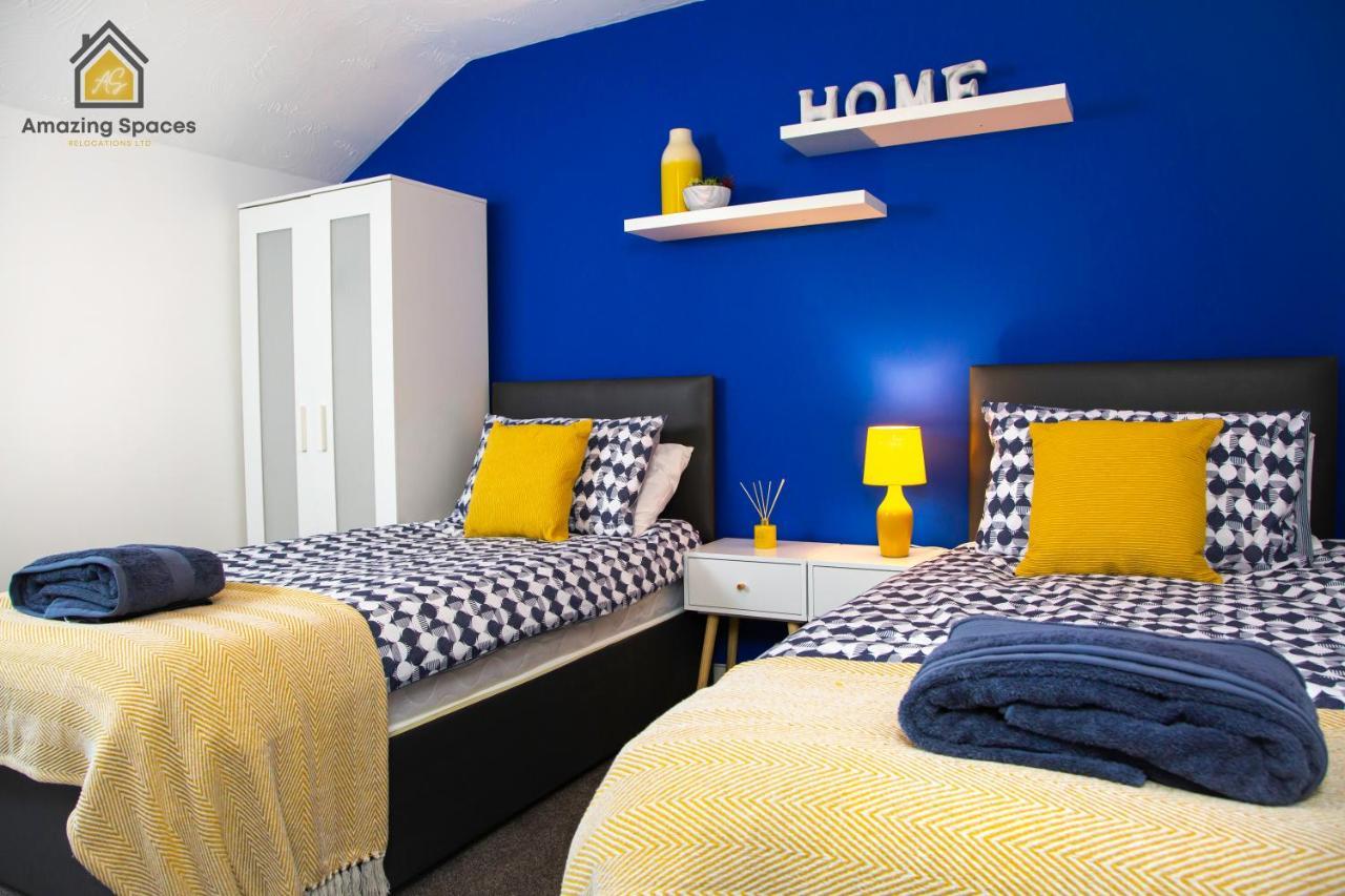 Large Unique 2 Bedroom Duplex Apartment With Private Parking & Free Wifi - Vat Qualifying By Amazing Spaces Relocations Ltd Warrington Eksteriør billede